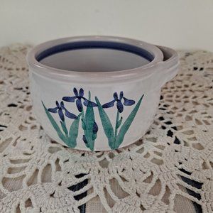 Columbia Falls Pottery Maine Cheese / Condiment Bowl